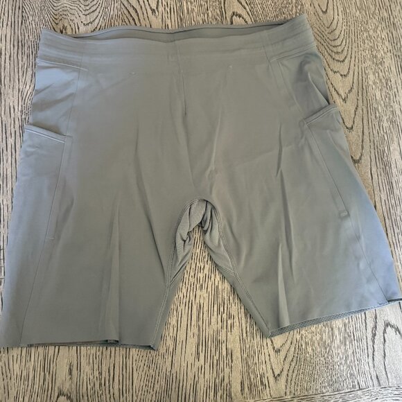 Lululemon Men's Surge Half Tight Shorts 8” Gray (XL) - Picture 1 of 3